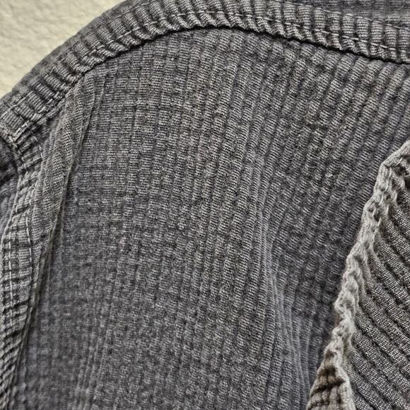 EzzE Wear Collection 2XL Vintage gray Rippled Shirts. Snap Buttondown. Grunge - Picture 12 of 14